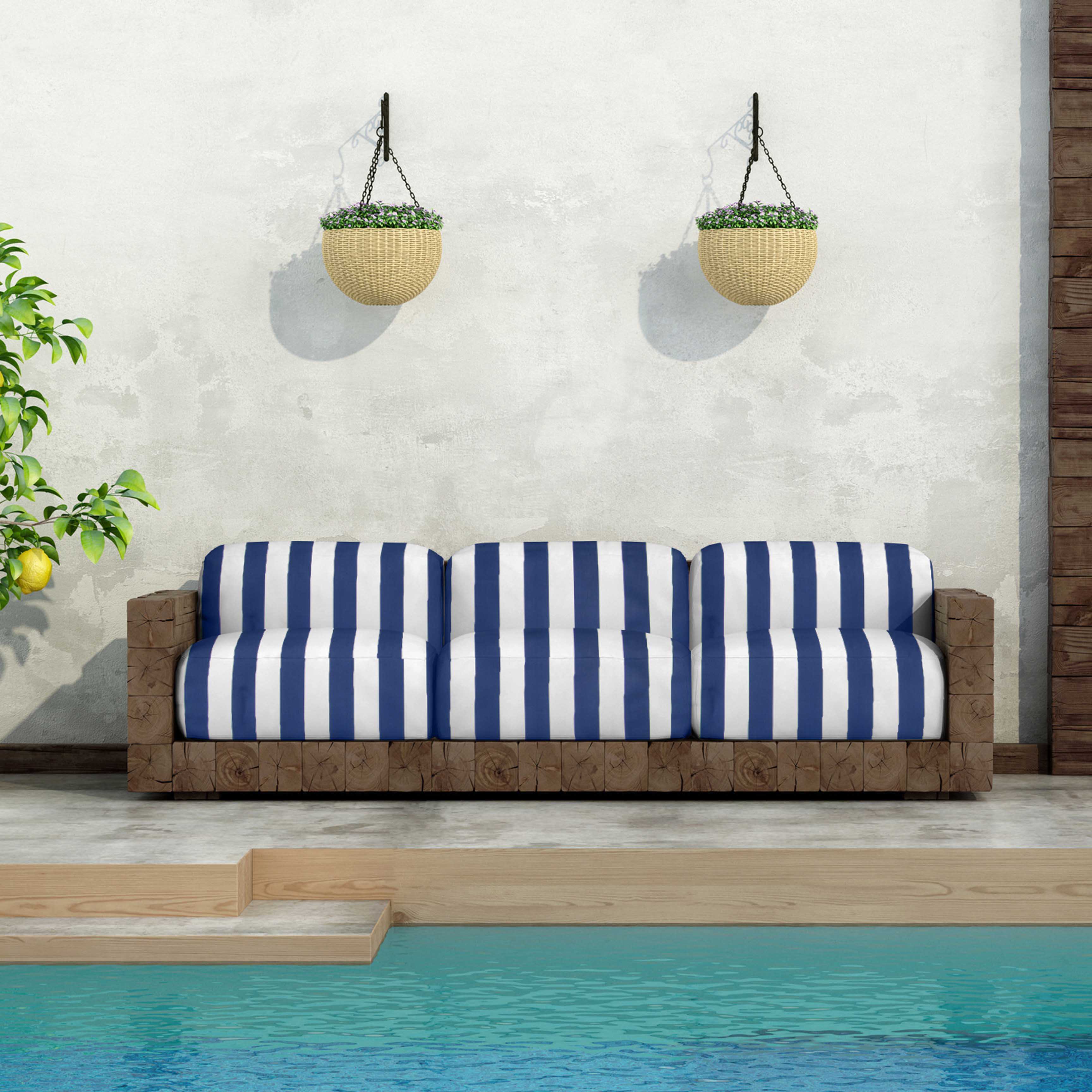 Couro Sintético Exterior Listras Marinheiro - Ribes y Casals