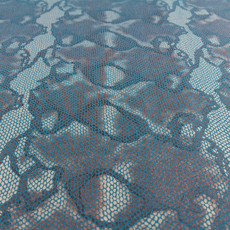 Malha Laminada Snake Canard - Ribes y Casals