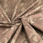 Malha Laminada Snake Caqui - Ribes y Casals