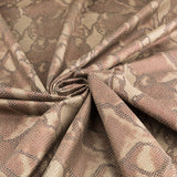 Malha Laminada Snake Caqui - Ribes y Casals