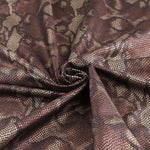 Malha Laminada Snake Preta - Ribes y Casals