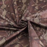 Malha Laminada Snake Preta - Ribes y Casals