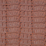 Couro Sintético Crocodilo Castanho - Ribes y Casals