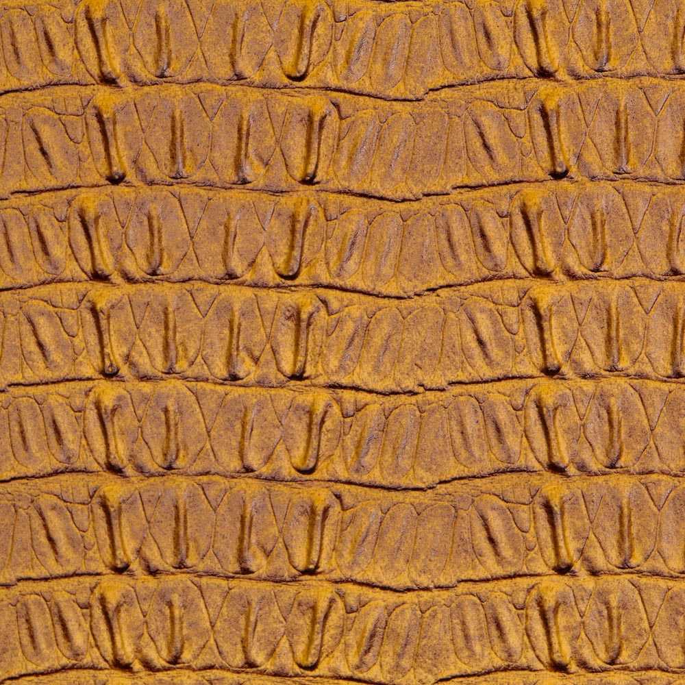Couro Sintético Crocodilo Ocre - Ribes y Casals