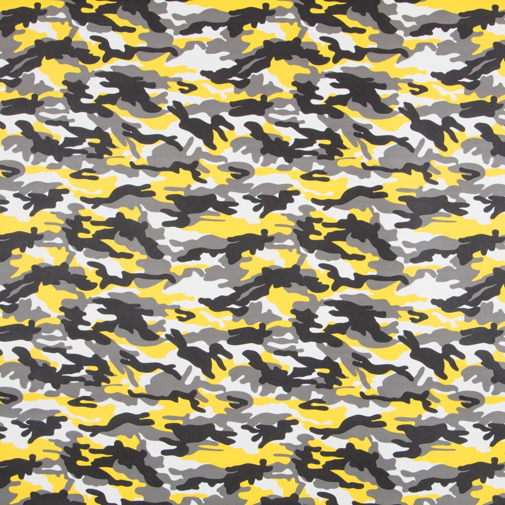 Couro Sintético Estofamento Militar Amarela - Ribes y Casals