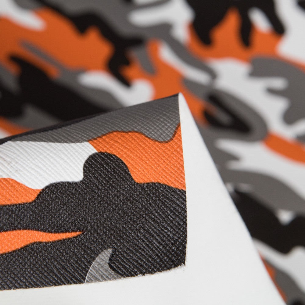 Couro Sintético Estofamento Militar Laranja - Ribes y Casals