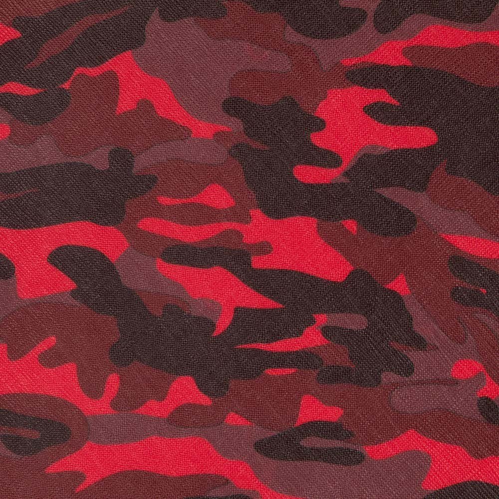 Couro Sintético Estofamento Militar Vermelho - Ribes y Casals