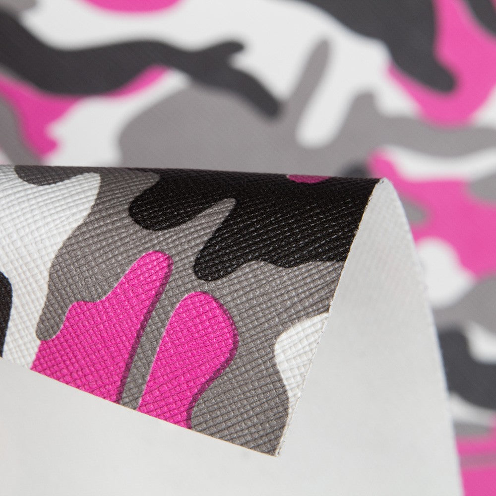 Couro Sintético Estofamento Militar Rosa - Ribes y Casals