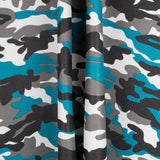 Couro Sintético Estofamento Militar Turquesa - Ribes y Casals