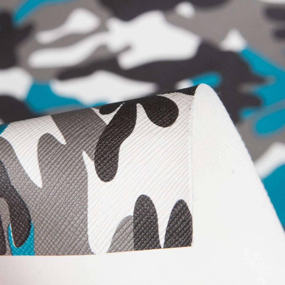 Couro Sintético Estofamento Militar Turquesa - Ribes y Casals