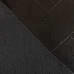Couro para Estofados Losangos Preto - Ribes y Casals