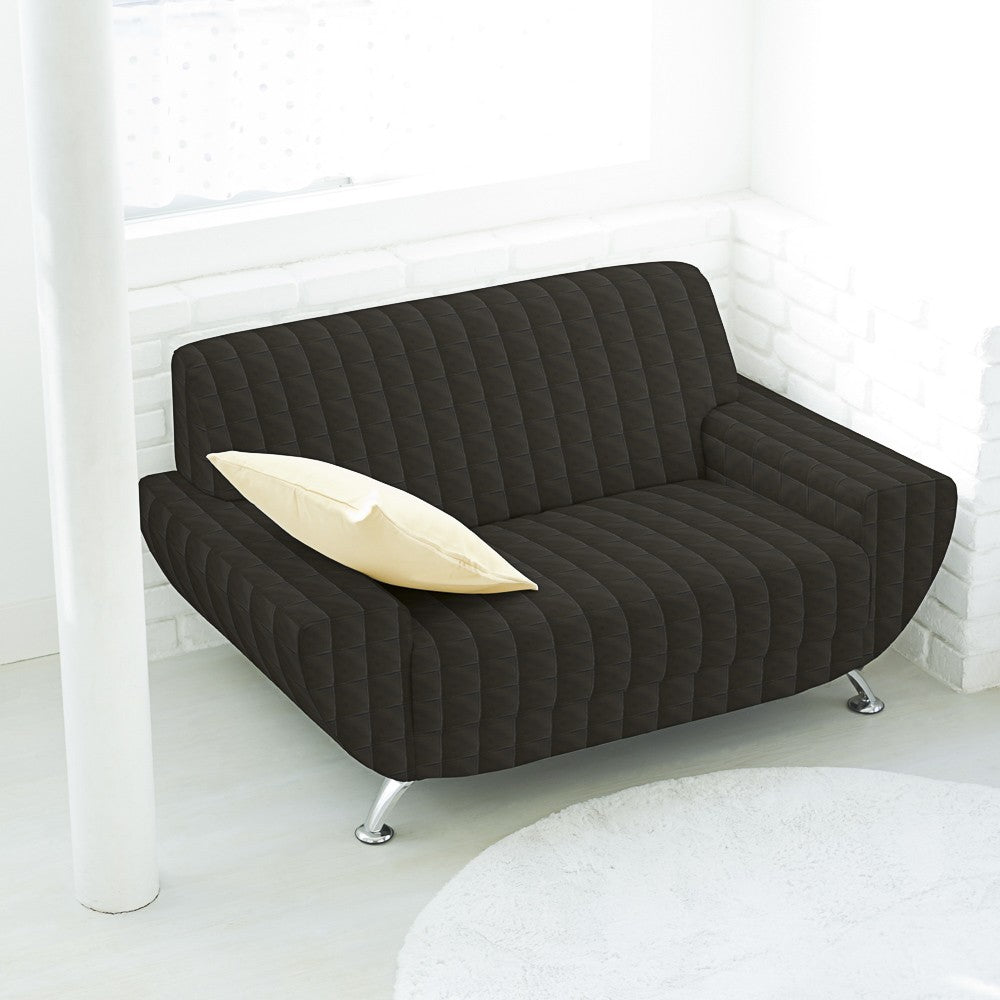 Couro para Estofados Losangos Preto - Ribes y Casals