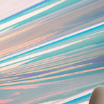 Couro Sintético Laminado Efeito Espelhado Nácar Holográfico - Ribes y Casals