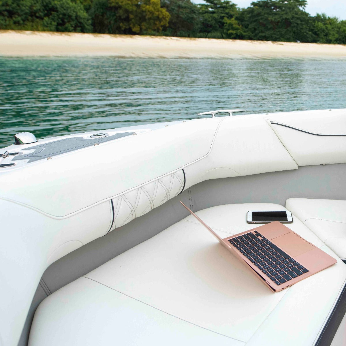 Couro Sintético Náutico Branco - Ribes y Casals