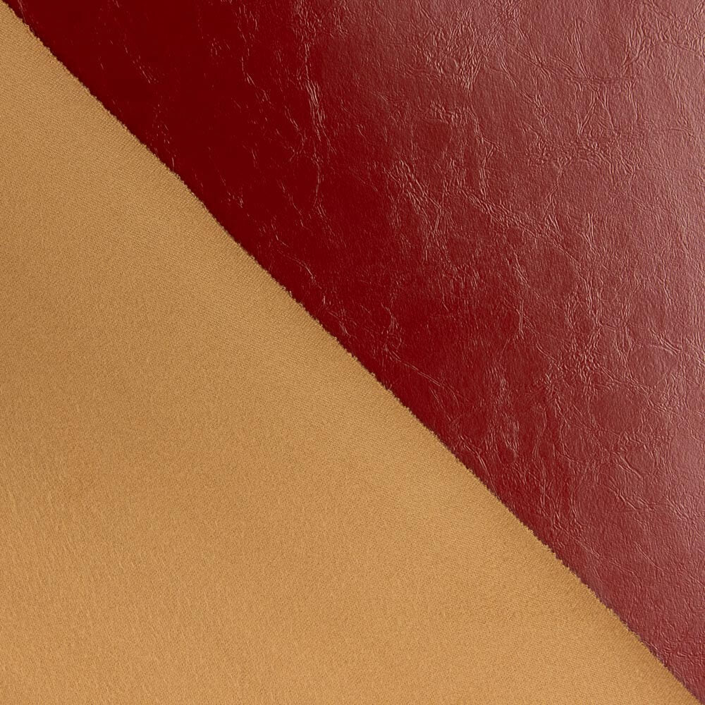 Eco-Couro Estofado Grosso Vermelho - Ribes y Casals