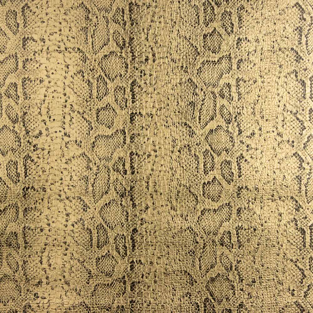 Couro Sintético Snake Ouro - Ribes y Casals