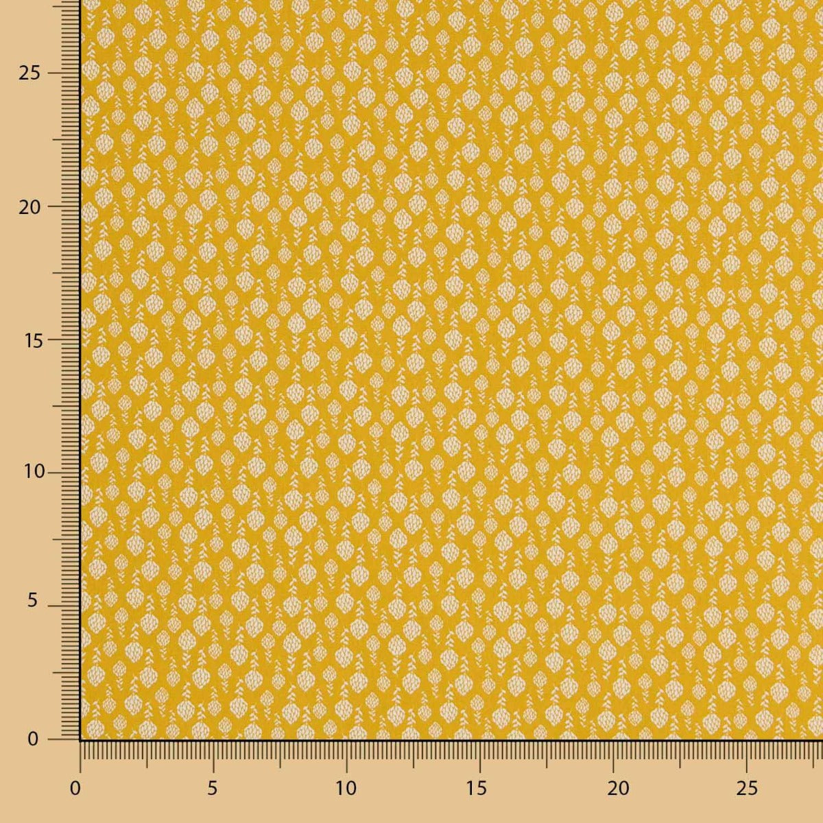 Popeline Alcalchofra Amarelo - Ribes y Casals