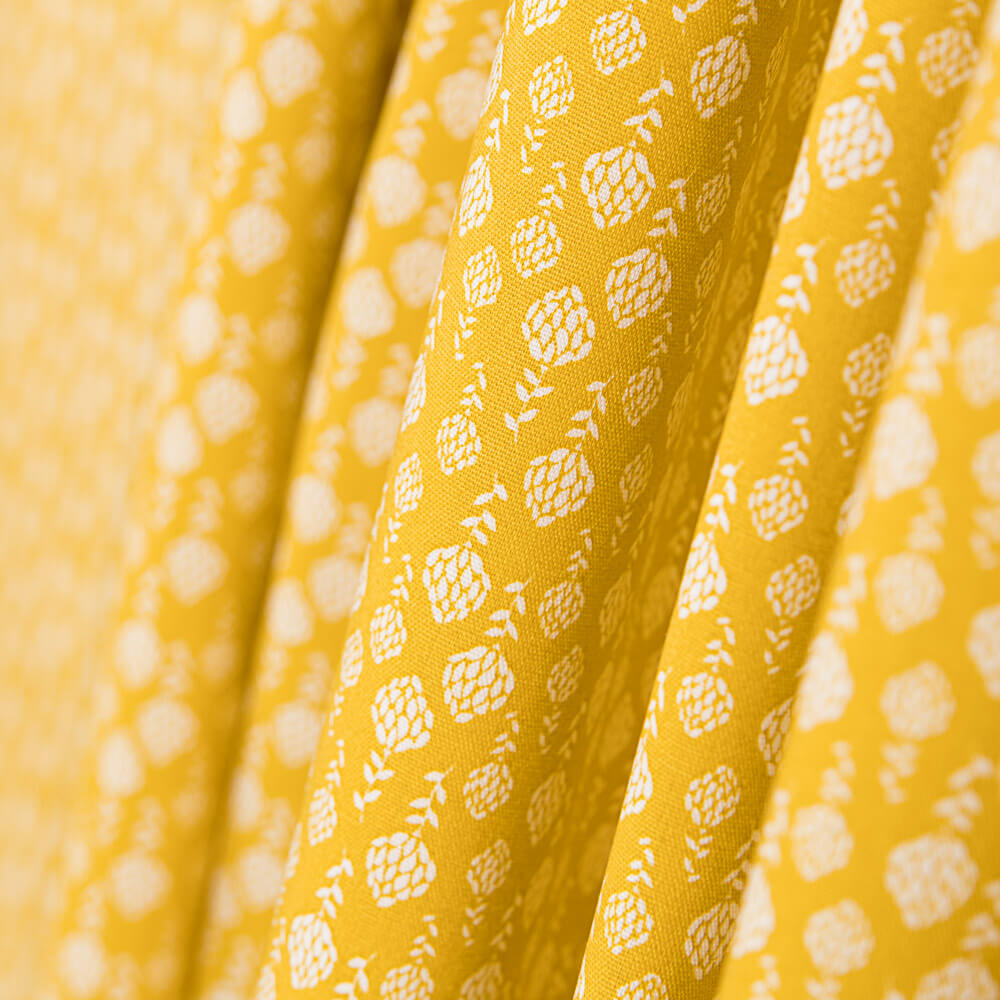 Popeline Alcalchofra Amarelo - Ribes y Casals