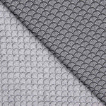 Popeline de Algodão Leque Cinza - Ribes y Casals