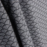 Popeline de Algodão Leque Cinza - Ribes y Casals