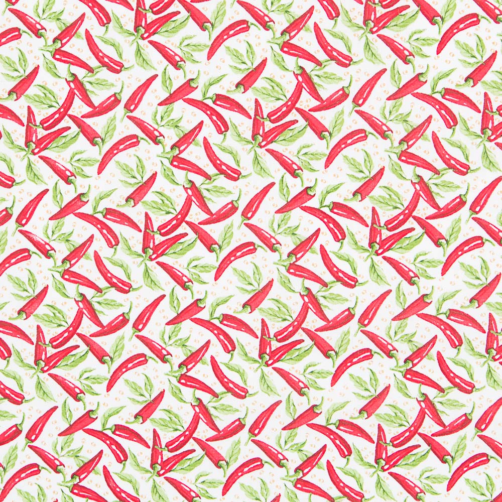 Popeline Algodão Pimenta Branca - Ribes y Casals