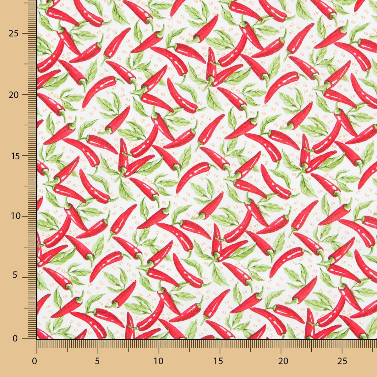 Popeline Algodão Pimenta Branca - Ribes y Casals