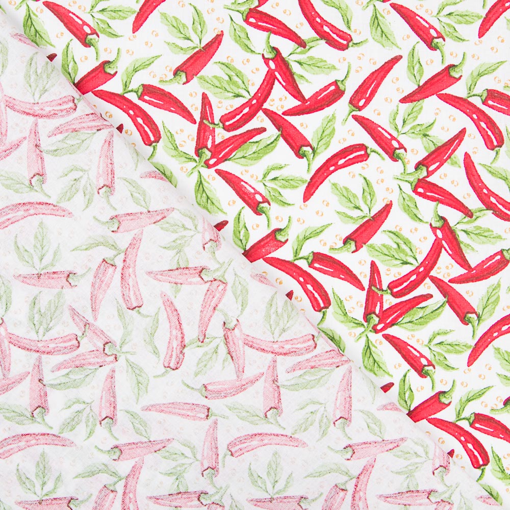 Popeline Algodão Pimenta Branca - Ribes y Casals