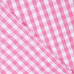 Popeline De Algodão Xadrez Maxi Rosa - Ribes y Casals