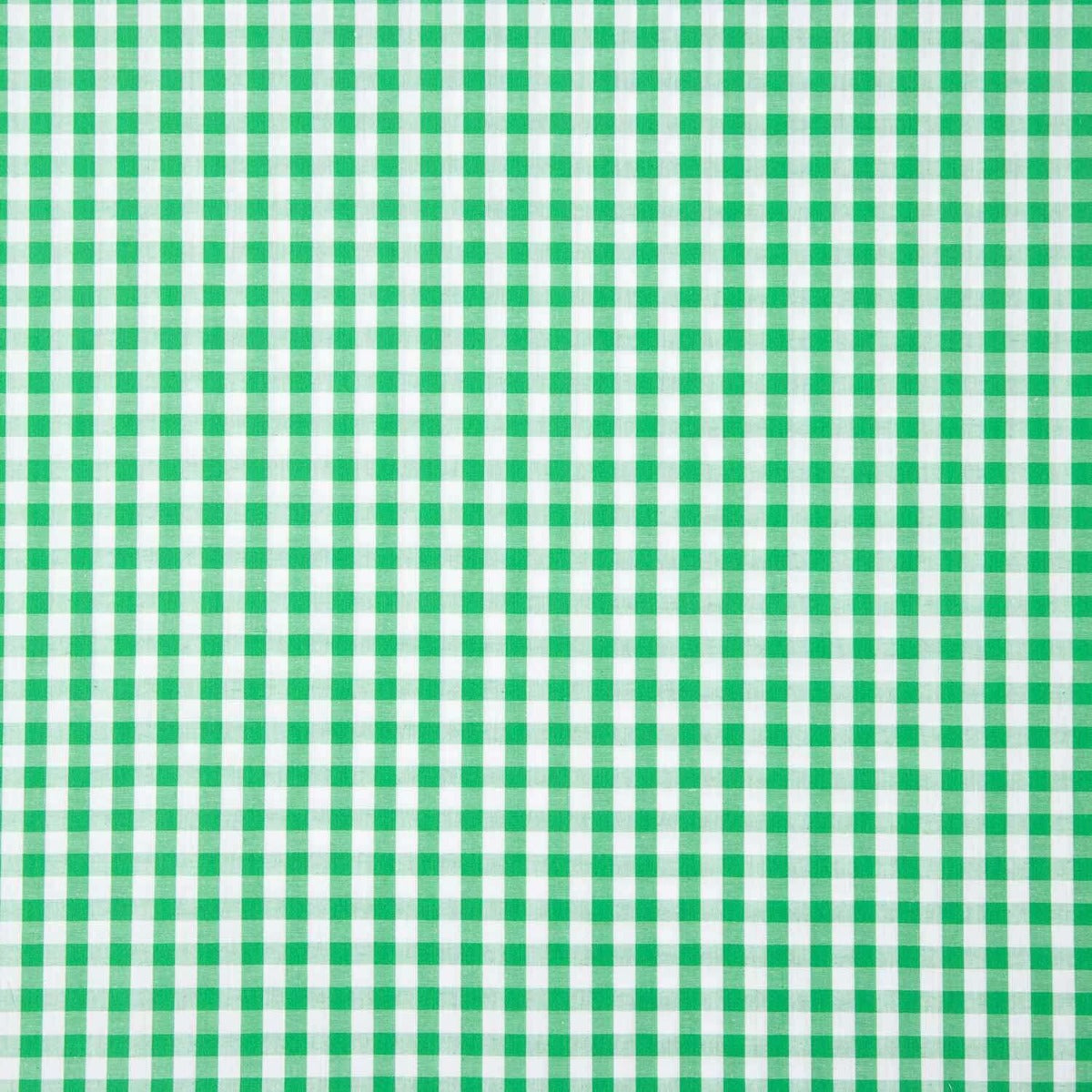 Popeline De Algodão Xadrez Maxi Verde - Ribes y Casals