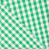 Popeline De Algodão Xadrez Maxi Verde - Ribes y Casals