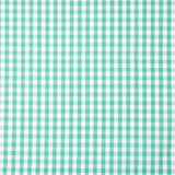 Popeline De Algodão Xadrez Maxi Verde Água - Ribes y Casals