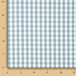 Popeline De Algodão Xadrez Maxi Verde Anis - Ribes y Casals