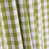 Popeline De Algodão Xadrez Maxi Verde Oliva - Ribes y Casals