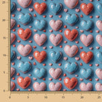 Popeline Algodão Cuores Colors - Ribes y Casals