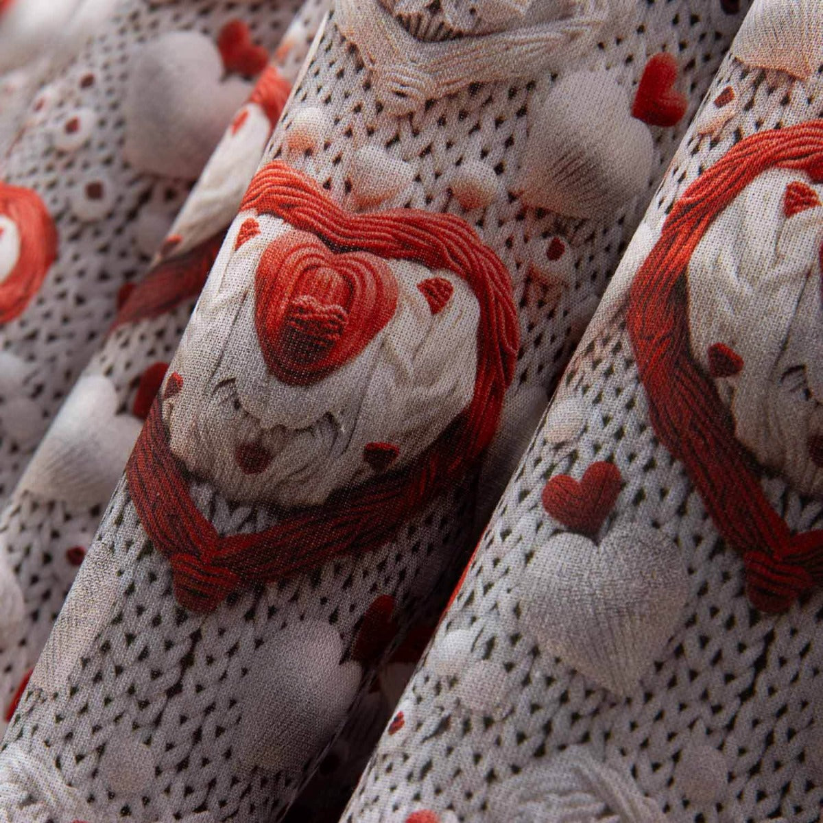 Popeline Algodão Cuores Crochê - Ribes y Casals