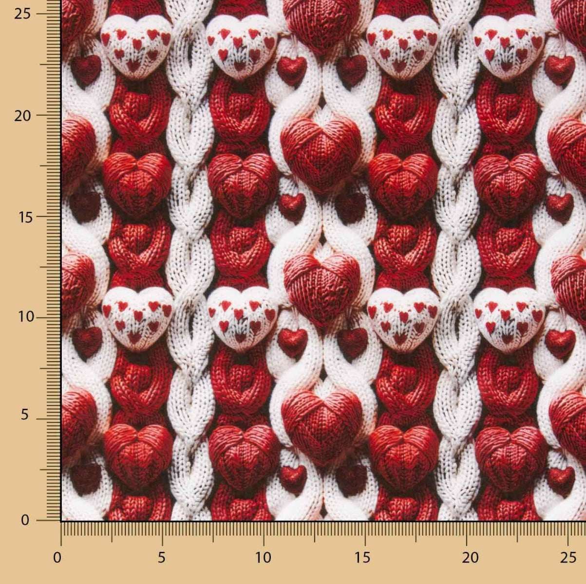 Popeline Algodão Cuores Lã - Ribes y Casals