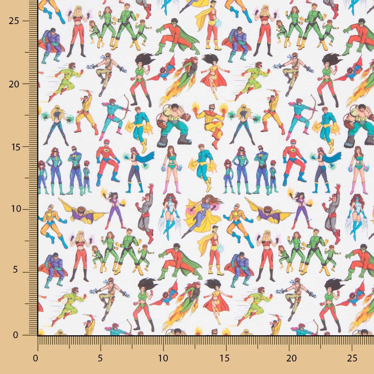 Popelina Algodão DC Super-heróis - Ribes y Casals