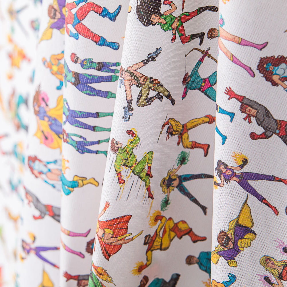 Popelina Algodão DC Super-heróis - Ribes y Casals