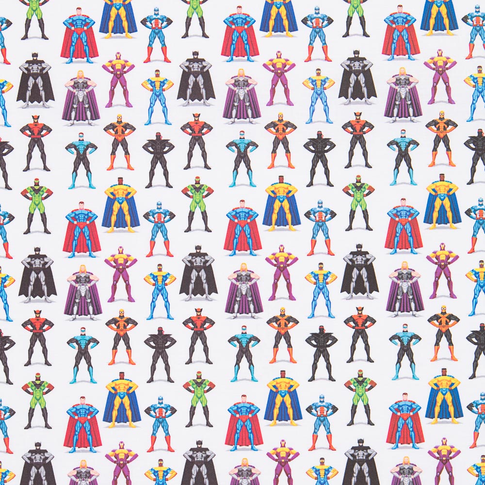 Popelina Algodão DC Vilões - Ribes y Casals