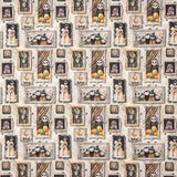 Popeline Algodão Estampado Xadrez Halloween - Ribes y Casals