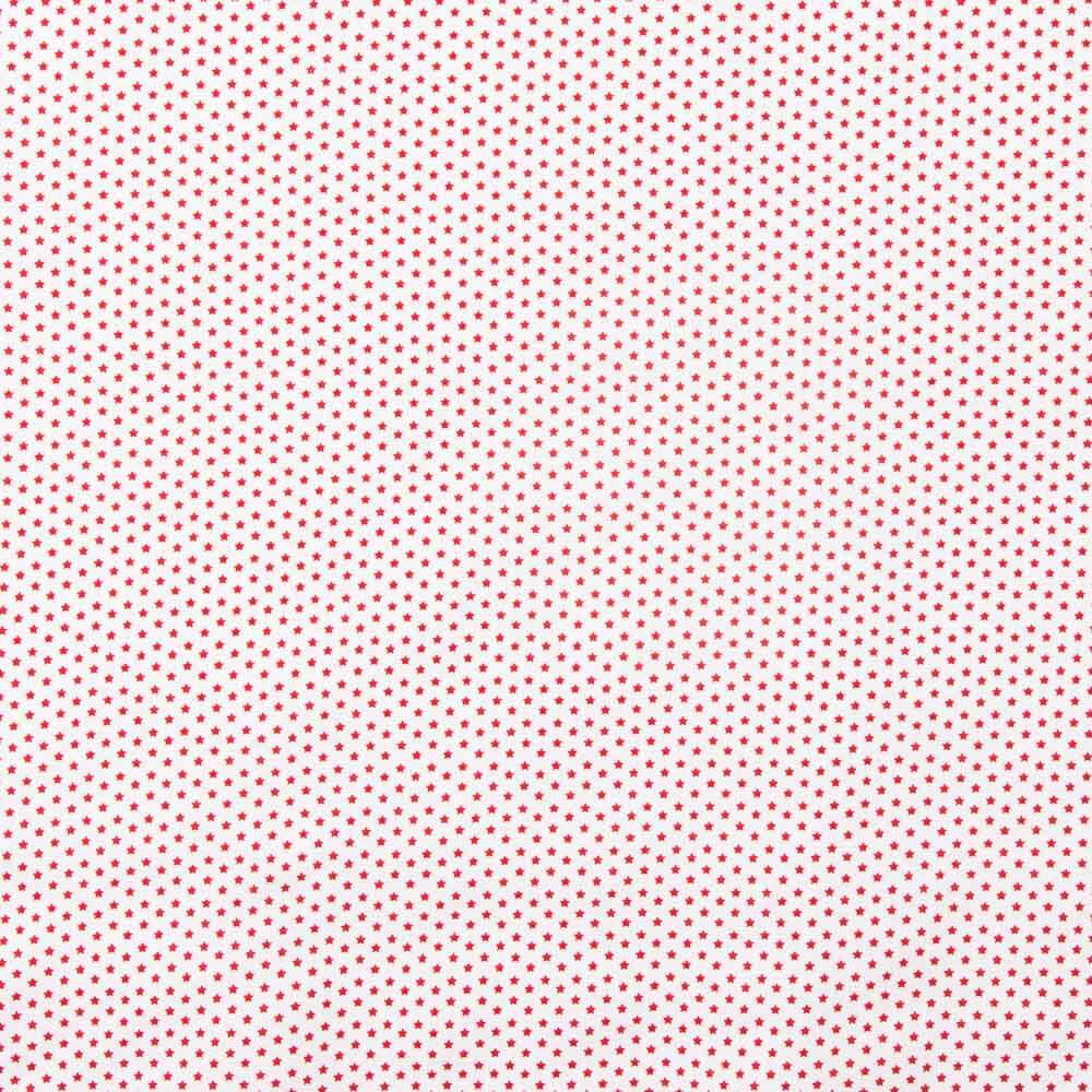 Popeline de Algodão Estrelas Branco - Ribes y Casals