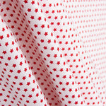 Popeline de Algodão Estrelas Branco - Ribes y Casals