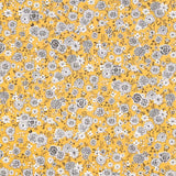 Popeline Algodão Flor Cúrcuma Oeko-Tex® - Ribes y Casals