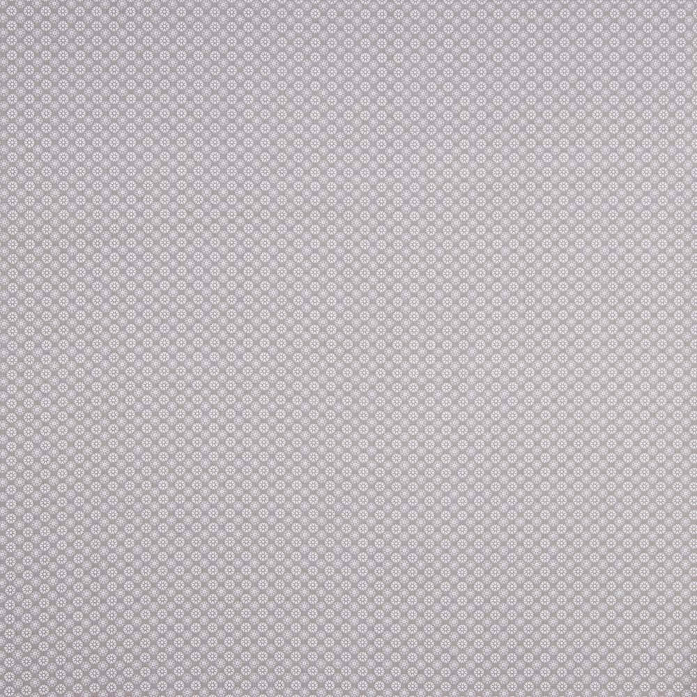 Popeline Algodão Flores Cinza - Ribes y Casals