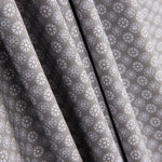 Popeline Algodão Flores Cinza - Ribes y Casals