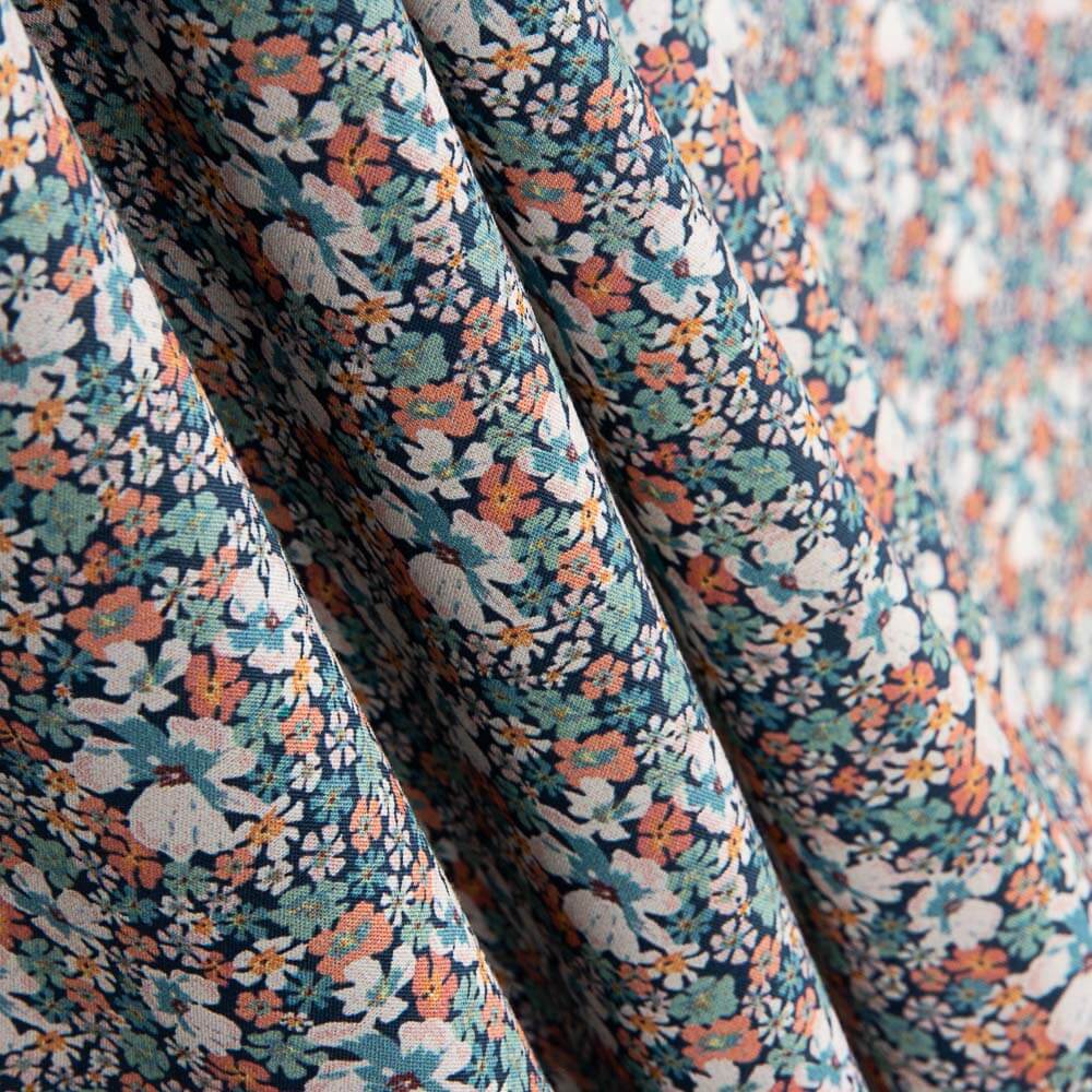 Popelín Algodón Flores Klazina - Ribes y Casals