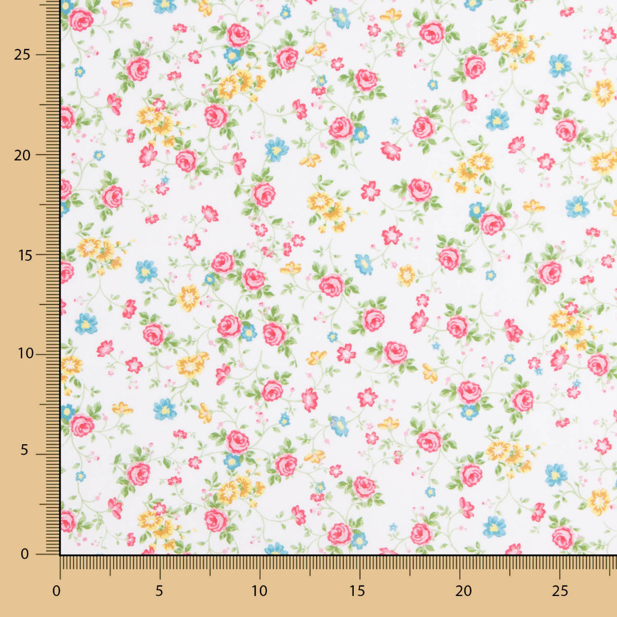 Popelín Algodón Flores Myrthe - Ribes y Casals