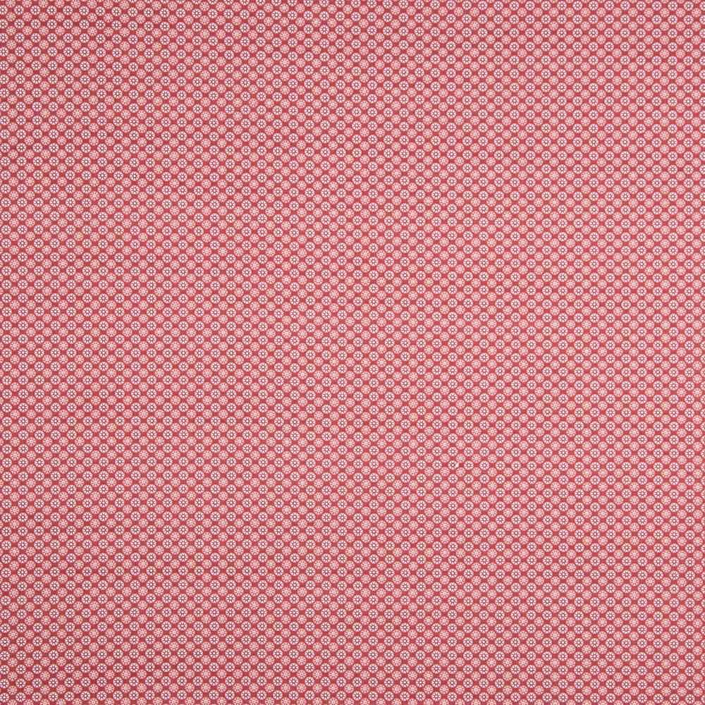 Popeline Algodão Flores Rosa Escuro - Ribes y Casals