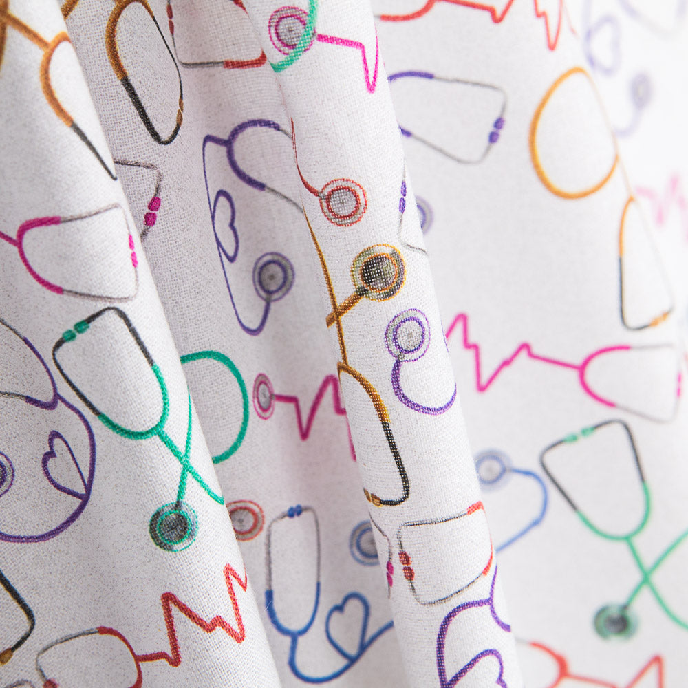 Popelina Algodão Estetoscópio - Ribes y Casals