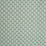 Popeline Algodão Geo Verde Água - Ribes y Casals